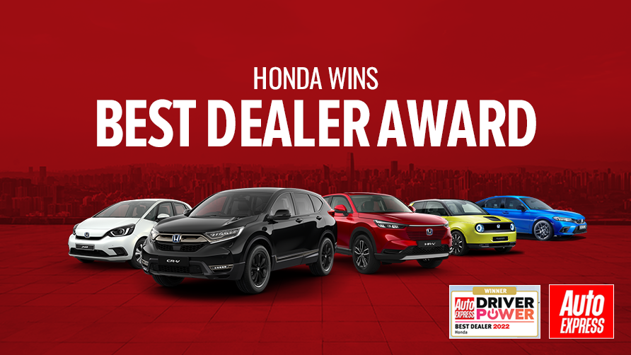HONDA UK WINS THE 2022 DRIVER POWER DEALER SURVEY